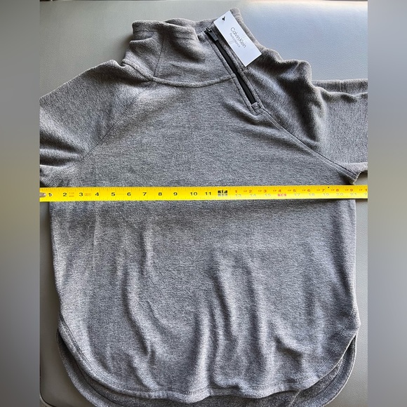 NWT Calvin Klein SWEATER Performance FLEECE Funnel Neck MEDIUM - Picture 9 of 10